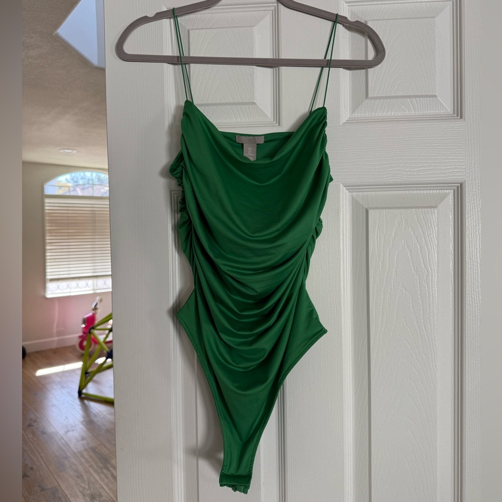 H&M Green Bodysuit